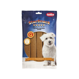 Leckerlis für Hunde Nobby Pet StarSnack Strips Chicken 200 g